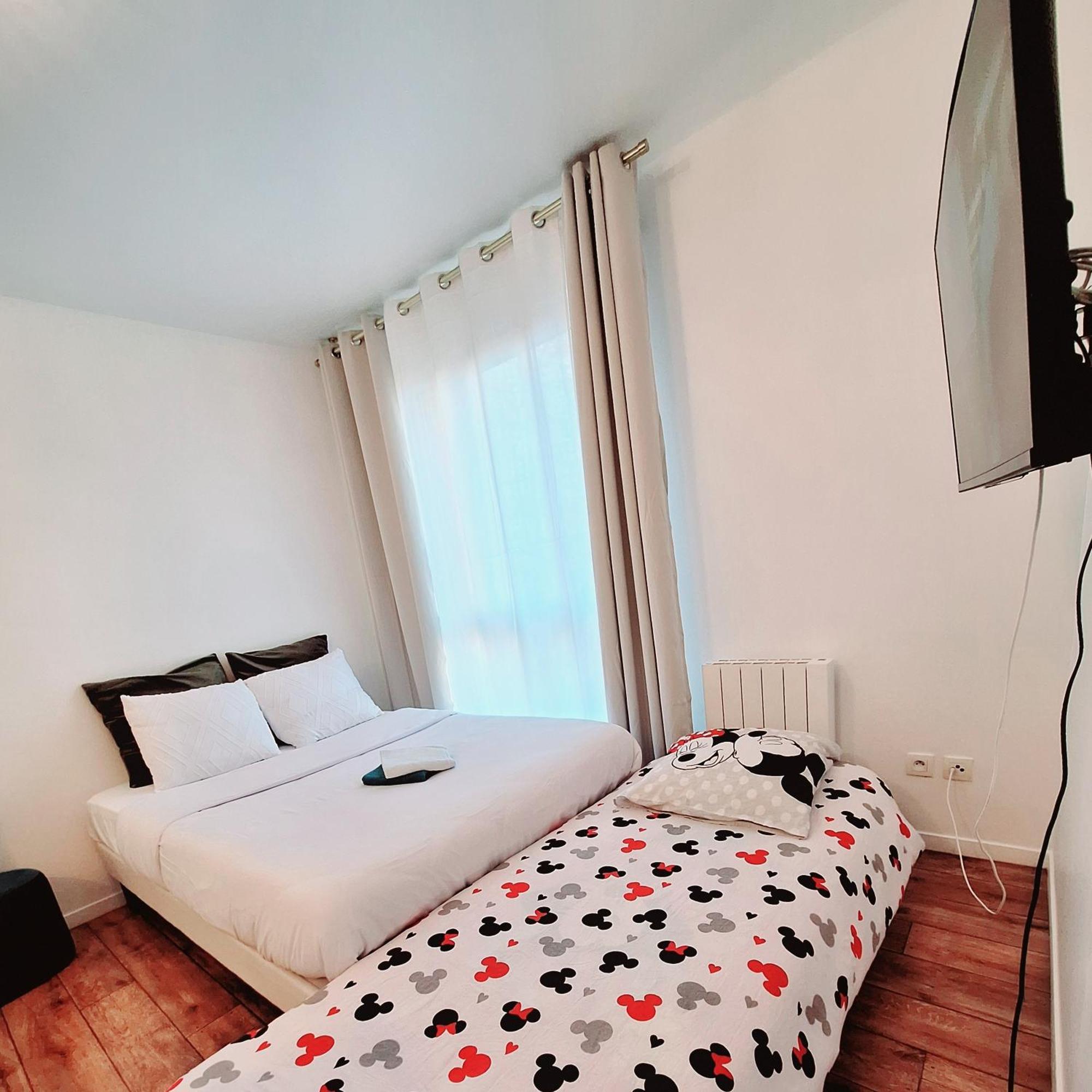 Studio Alpha - 2Min By Train To Disneyland Or 20Min Walk - 5Min Walk To "Val D'Europe" Station Montévrain Exterior foto